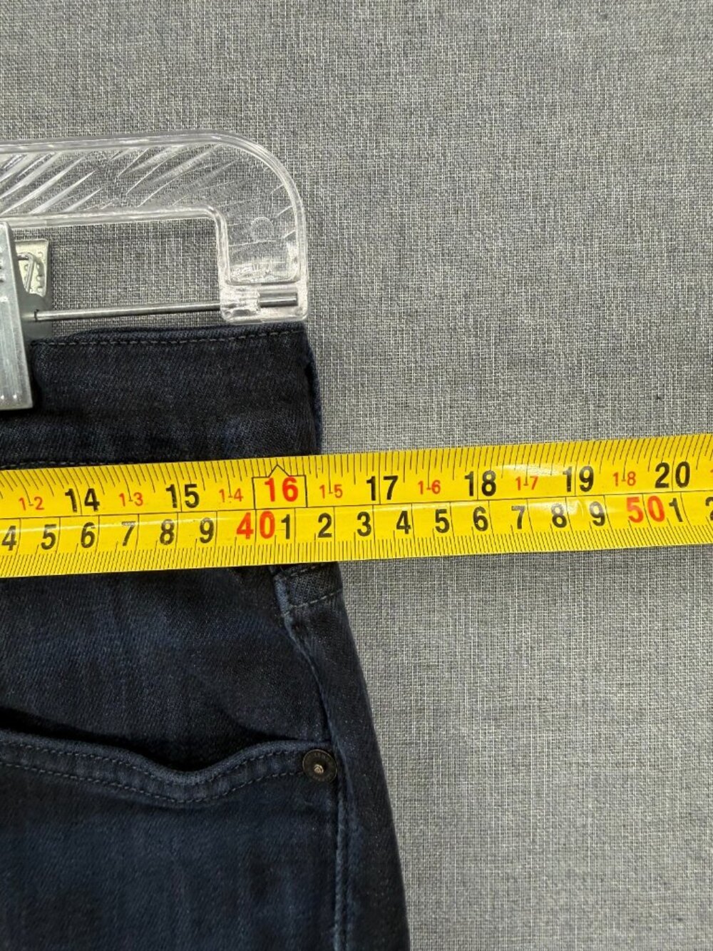 Citizens Of Humanity Sid Jeans Mens 31x27 Blue Straight Denim Pants - Picture 6 of 9